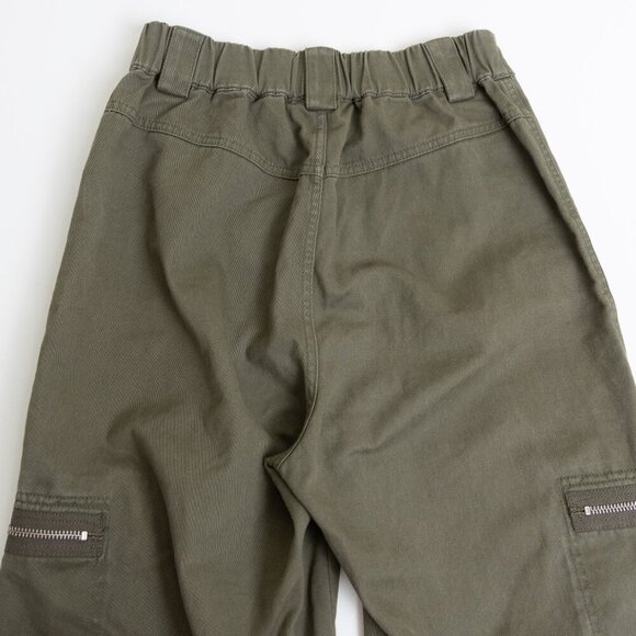 ✨ ARITZIA TNA Cargo Jogger Utility Cotton Twill Khaki Mossy Stone Green - Picture 13 of 15